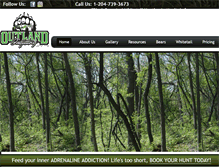 Tablet Screenshot of outlandoutfitting.com